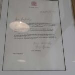 Letter from Lady in waiting about The Queen's 90th Birthday celebrations