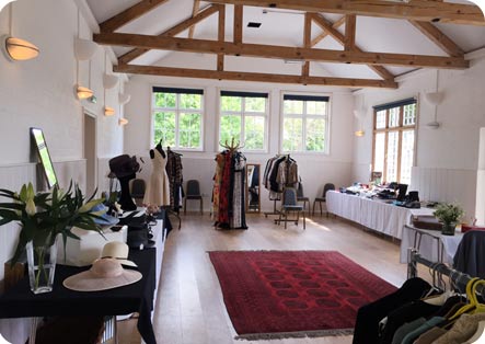Clothes Sale up at East Dean Village Hall
